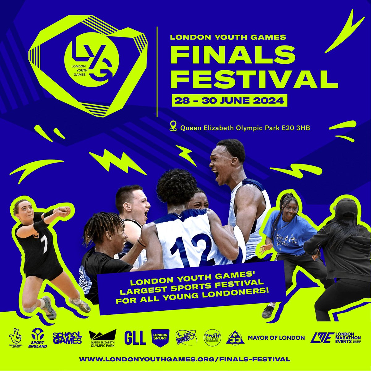 Join the London Youth Games’ Finals Festival for the ultimate sports festival experience - June 28-30, 2024 🔹Support Your Borough 🔹Try New Activities 🔹Meet and Greet Athletes 🔹Experience Iconic Venues Register your interest orlo.uk/JpxfK #LYGFinalsFestival