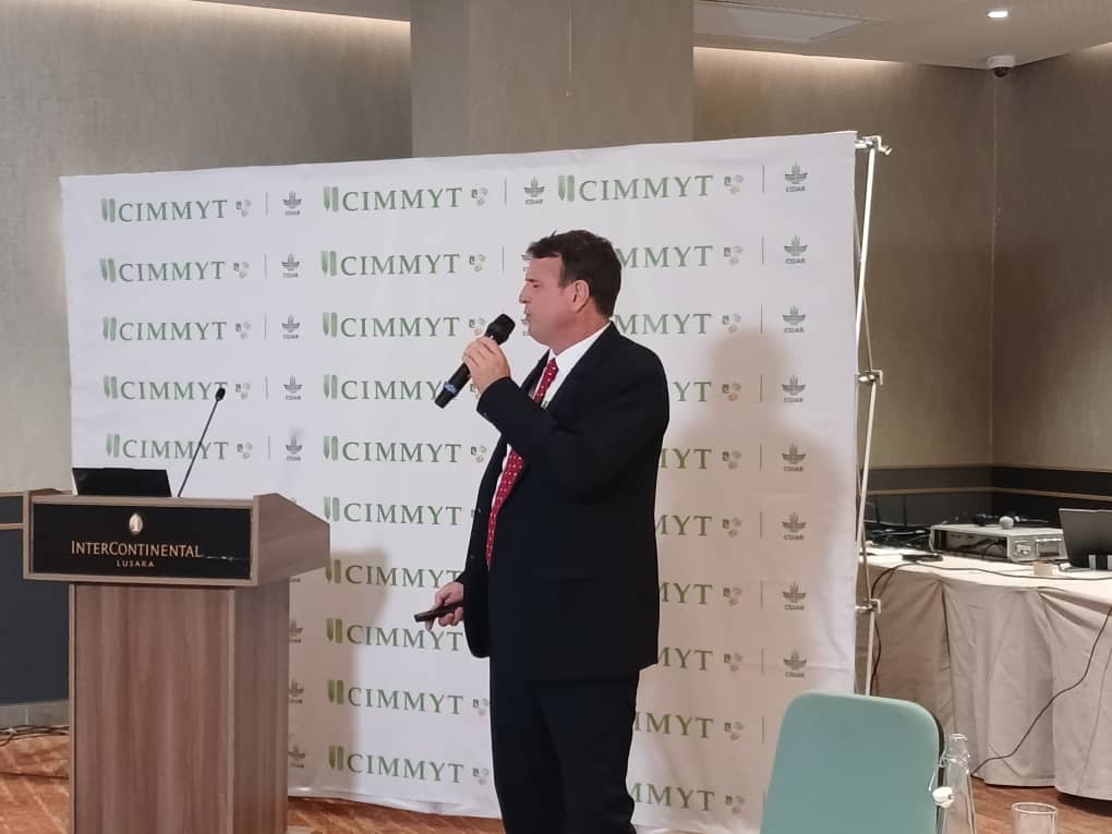 Honored to be invited to speak about @CIMMYT 's investments in knowledge and capacity development, technology delivery and impacts we achieved over the last 25 years in #zambia at our  Host Country Agreement signing ceremony.