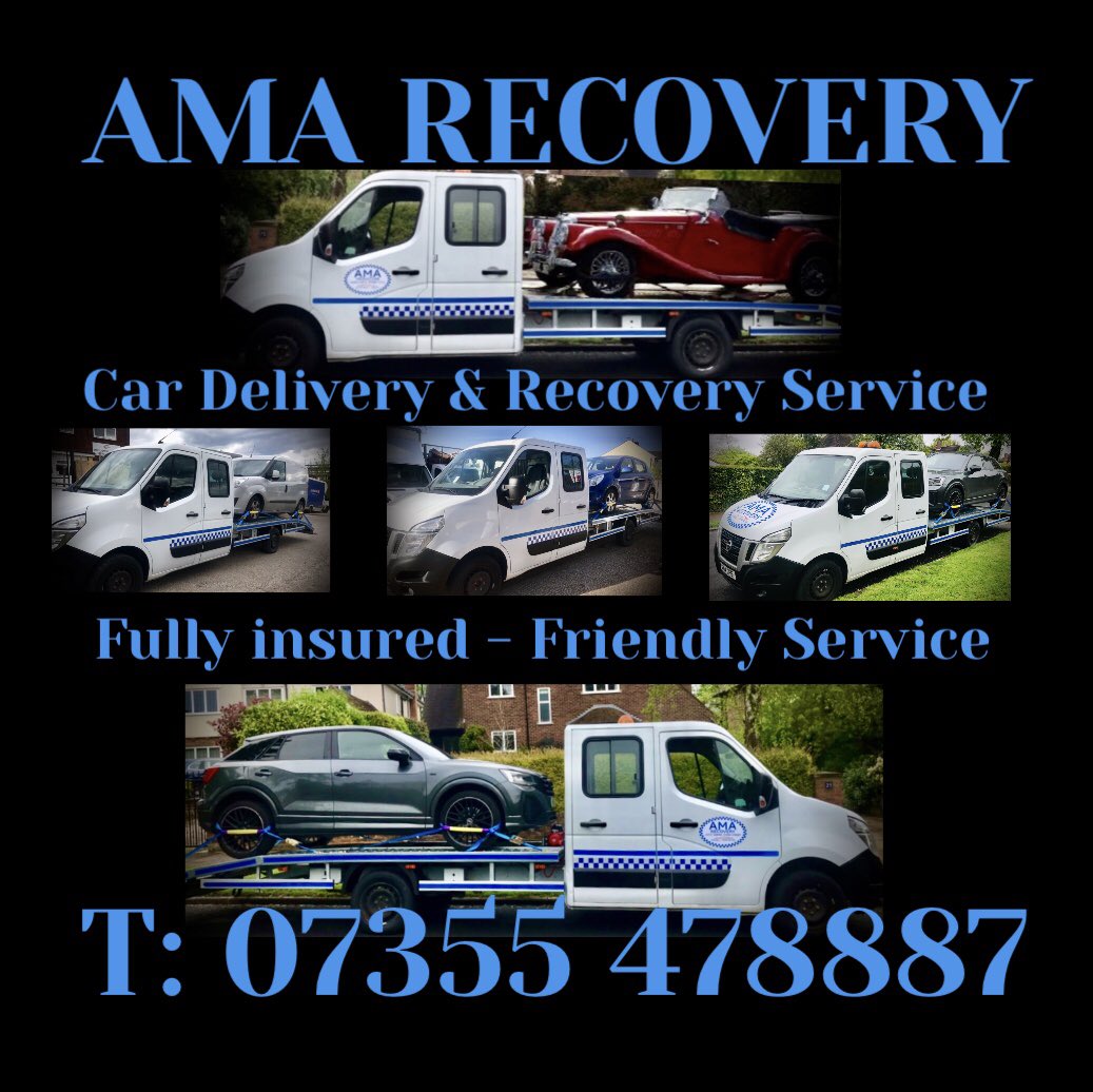 #Hertfordshire #CarRecovery
#BreakdownService #AutoAssistance
#TowingService
#AMARECOVERY
St Albans Car Recovery & Delivery Services, fully insured friendly affordable service.
#StAlbans #Harpenden #Redbourn #Chisswellgreen #Bricketwood #Watford, #LocalCarRecovery