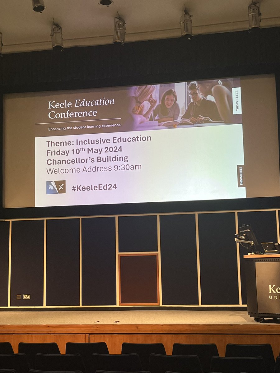 Looking forward to today’s @KeeleUniversity Education Conference! #KeeleEd24 @NandM_Keele