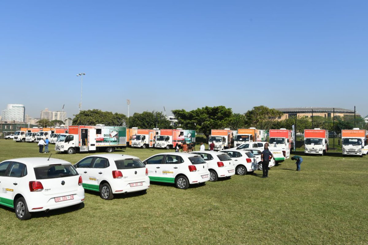 Premier Nomusa Ncube-Dube receives the provincial allocation of Home Affairs mobile offices that were unveiled by President Cyril Ramaphosa this week. Of the 100 brand new Home Affairs mobile offices, KwaZulu-Natal will be receiving 16, which will add to the existing fleet in