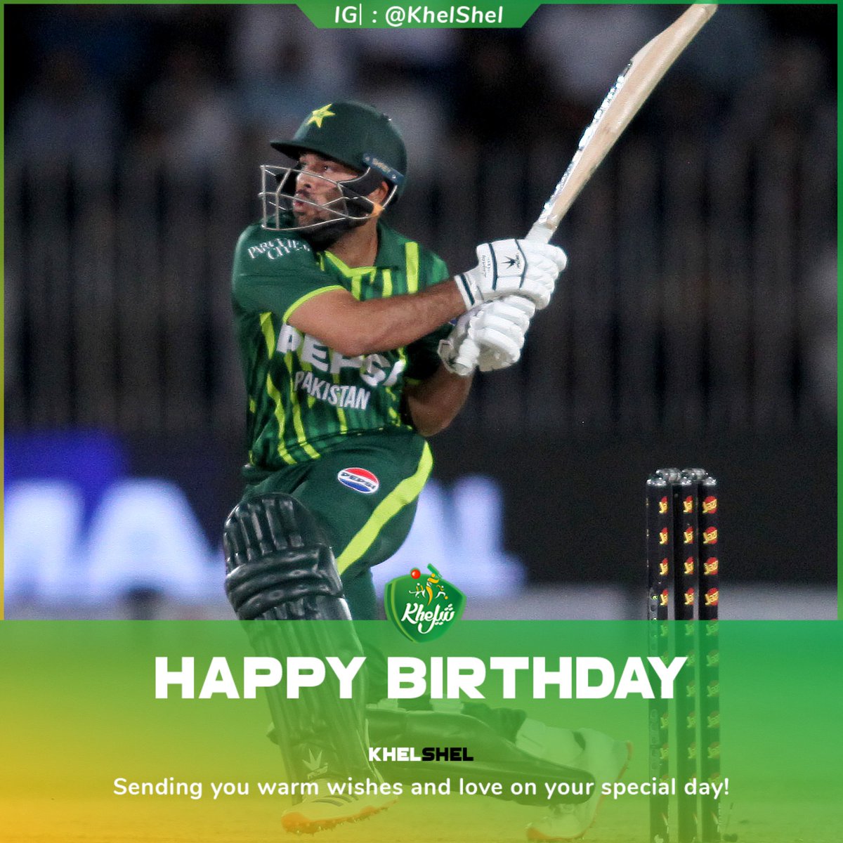 He was named best batsmen of #PSL9, Only player to have scored two centuries in a single season in PSL. A promising right-handed batsman, Happy Birthday Usman Khan 🎂🥳 #Cricket | #Pakistan | #UsmanKhan | #Birthday | #Karachi | #Sheikhupura