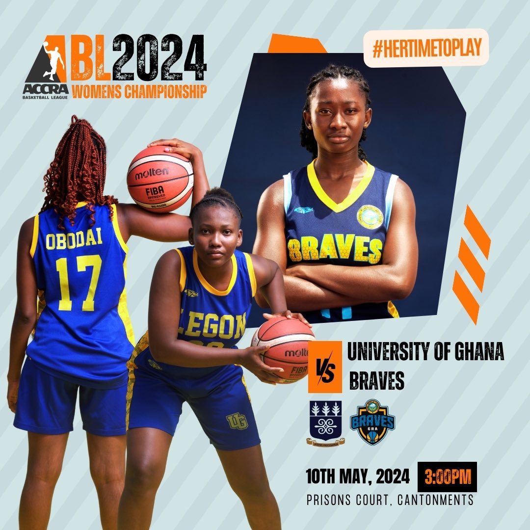 Ready or not 🤷🏽‍♂️ It’s time to jump start our ladies basketball season with a bang!💥 Join us as we take on the University of Ghana  in our season opener🏀 #GameOn” #bravesrevolution #bravelioness #abl2024