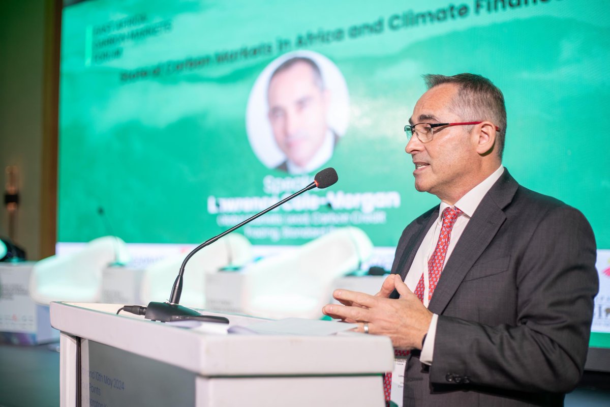 Lawrence Cole-Morgan, Global Markets Lead, Carbon Credit Trading, @SBGroup delivered a keynote address on: State of Carbon Markets in Africa and Climate Finance.
#EastAfricaCarbonMarketsForum #EACMF2024 #carbonmarkets
