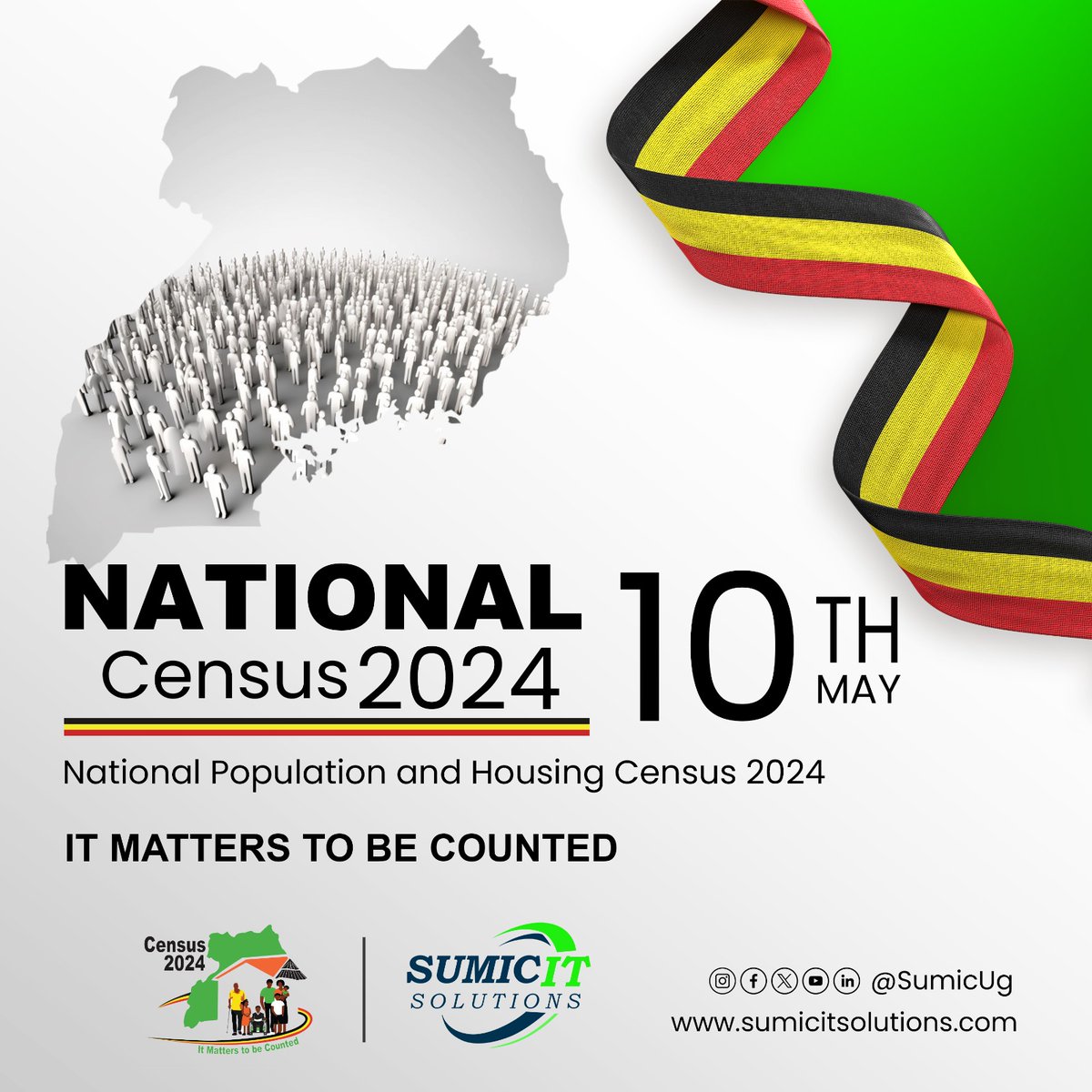 National Population and Housing Census 2024 It Matters to be Counted. #UgandaCensus2024