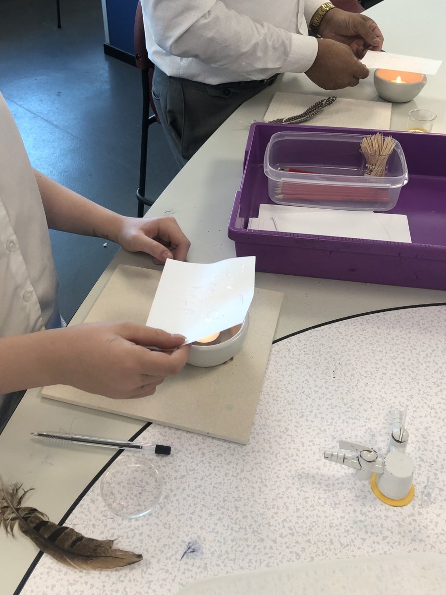 Anyone stuck on a desert island needs to send a message in a bottle – but what could you write with? This week in STEM club we wrote messages with natural ‘invisible inks’ and used the power of heat to reveal them! #WeAreStar #thevalleyway #STEM #ambition
