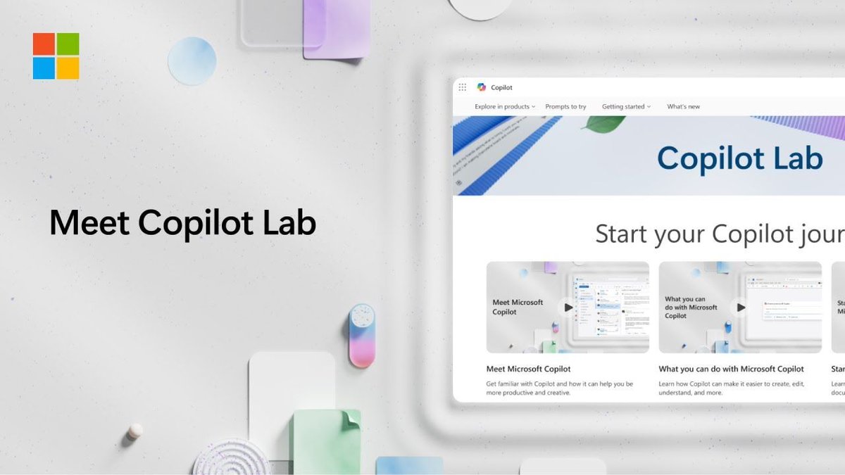 Are you ready to take your AI skills to the next level? Explore Copilot Lab to get great ideas for prompts and inspirational ideas for how to get the most out of Copilot, your everyday AI companion: buff.ly/3UUOWWD 

#msftadvocate #ai #copilot