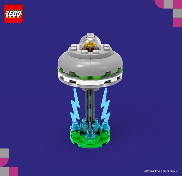 Build a @LEGO UFO and take it home with you!
18/05 - 10:00 to 12:00
19/05 - 12:00 to 14:00
A limited quantity will be available on each day.

*T&Cs apply

#Lego #Build #MidsummerPlace