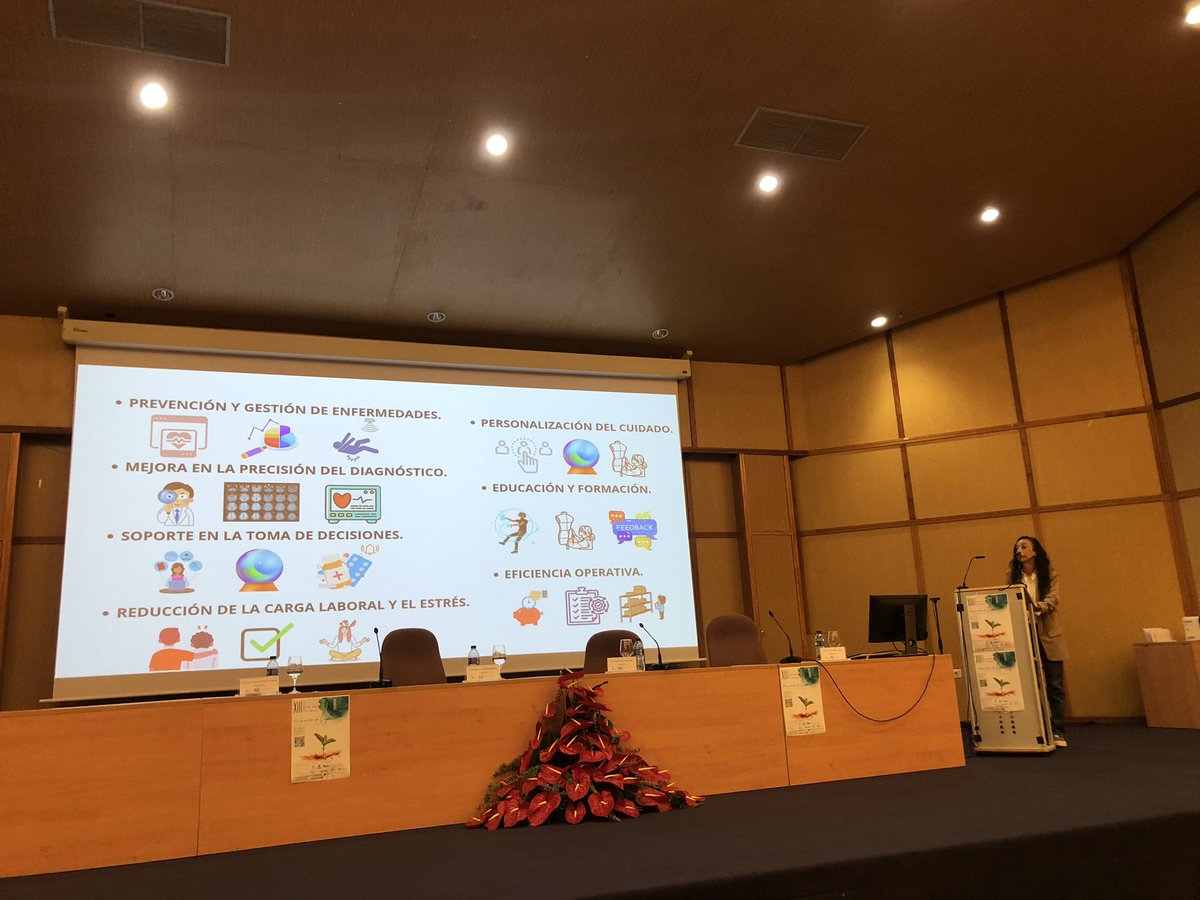 Día cumbre de las XIII Jornadas de Innovaciones en Enfermería y XI Congreso Canario de Enfermería. Arranca la mañana aprendiendo sobre el uso de la IA en Cuidados #enfermerascanarias