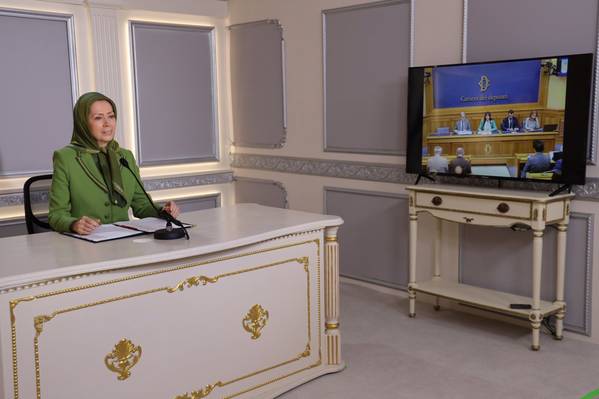 6-She affirmed that the Iranian people’s desire for regime change is an indisputable reality. 
#Iran #FreeIran #Time4FirmIranPolicy #BlacklistIRGC