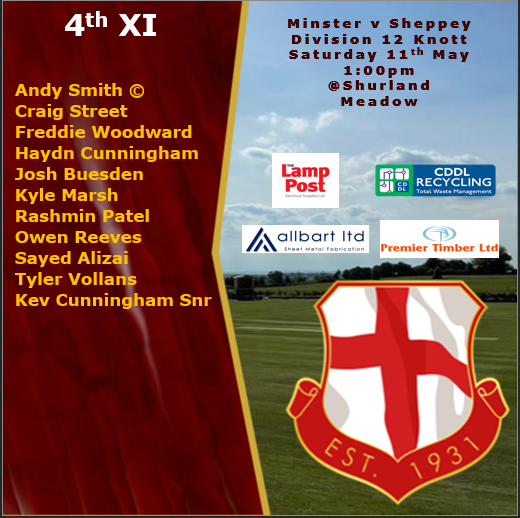 Tomorrow is the day we've all been waiting for!!!

We have four league games with the 2nd XI and 3rd XI at Gilbert Hall.

As ever, the bar will be open, and the boys would love your support on the opening weekend!

Here is your first team news of the summer!