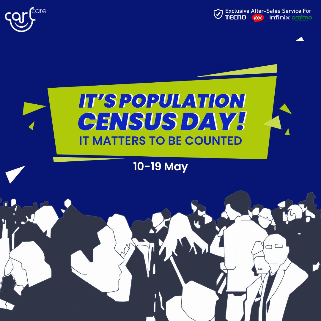 It’s Census day! Have you been counted yet? Admin: Note yet, you⁉️#Census2024 #census