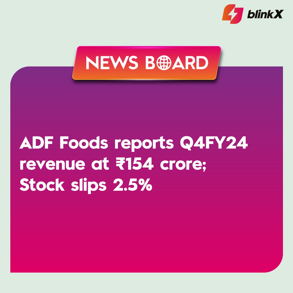 The Company launched several new products across various categories including frozen sweets, snacks, breads, canned sweets, dips, sauces and pickles under the ‘Ashoka’ brand.

#ADFFoods #ADF #quarter #result #fiscal #FY24 #financialyear #rupee #launch #news #finance