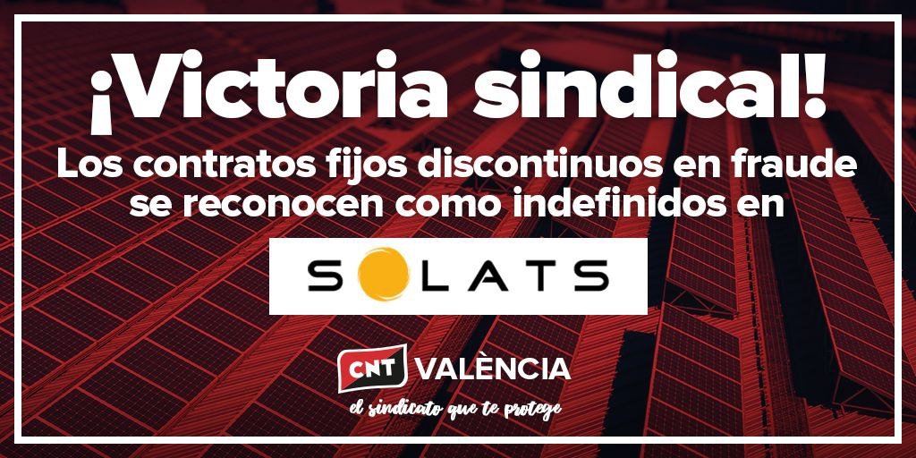 🔴VICTORIA SINDICAL | Primeras conquistas laborales tras la generalización de los Contratos fijos discontinuos✌️

Esto quizá le interese al @empleogob 😉

🧵👇Breve HILO sobre esta victoria y sobre esta tipología contractual📝

#ElSindicatoQueTeDefiende