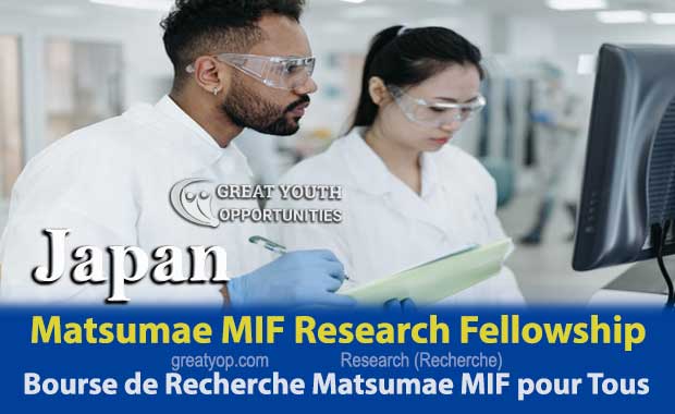 Matsumae MIF Research Fellowship in Japan for All
Deadline: June 30, 2024

✅ 220,000/month
✅ Insurance
✅ Round-trip air ticket
✅ Start-up Fund
✅ Study Tour

Apply Here↙️
greatyop.com/?p=773
#scholarship #fellowship #research #education #fullyfunded #training #japan