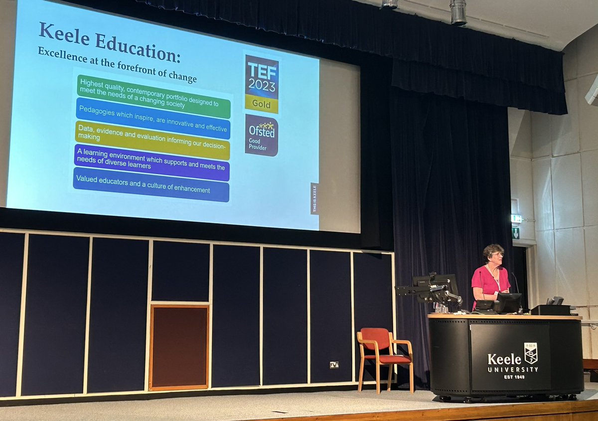 We’re looking forward to today’s Education Conference. AI, digital advancements and inclusive education, and more! #keeleEd24