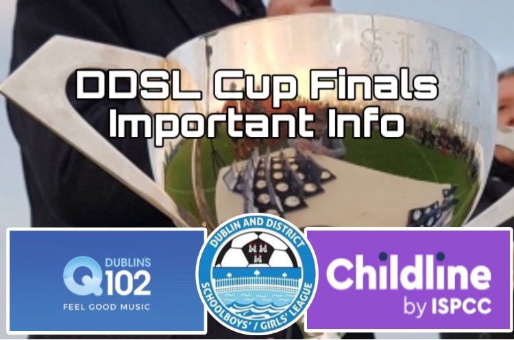 Click on Link to read information on the DDSL Cup Finals 🏆 ddsl.ie/important-info… @Q102FeelGood