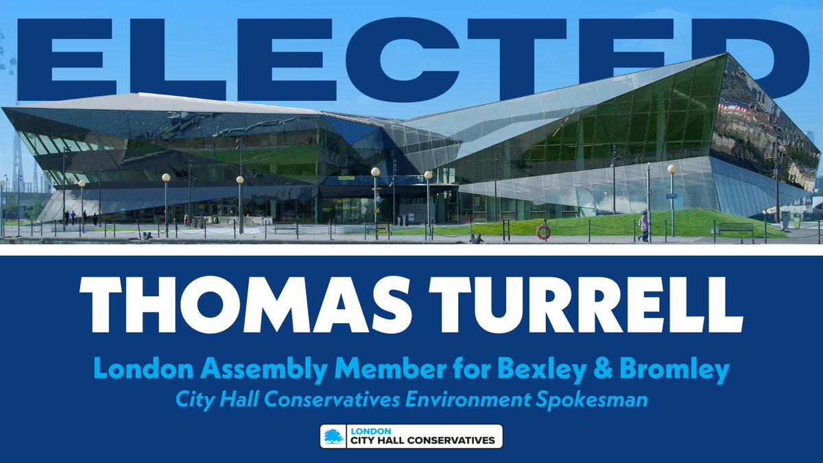 @emmabest22 @ShaunBaileyUK @AndrewBoff @CllrGeorgiou @Councillorsuzie @KeithPrinceAM 🗳️ ...and last but not least, our congratulations go to @ThomasFTurrell, newly elected as the Assembly Member for Bexley & Bromley. 👏 Thomas will serve as our Spokesman for the Environment.