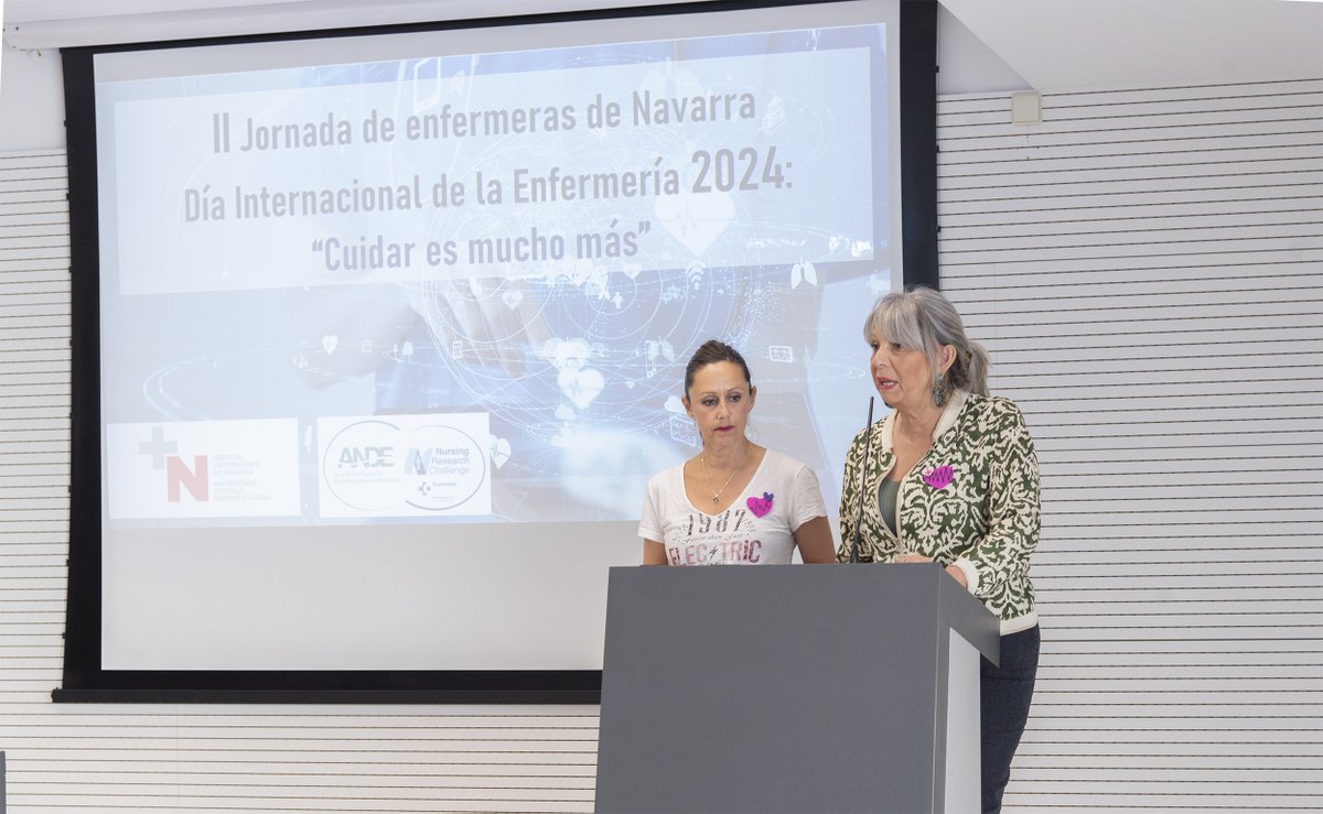 El consejero @FdoDominguez ha participado esta mañana en la inauguración de la II Jornada de enfermeras de Navarra, bajo el título 'Cuidar es mucho más', orientada hacia la investigación en enfermería 12 de mayo #DíaMundialdelaEnfermeria