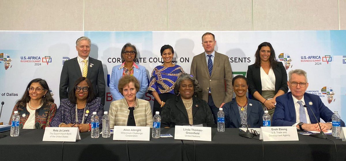 TRANSCRIPT from yesterday's digital press briefing on the 2024 U.S.-Africa Business Summit in Dallas, Texas, and how the U.S. works to increase trade and investment in Africa. #AFHubPress Transcript: state.gov/digital-press-…