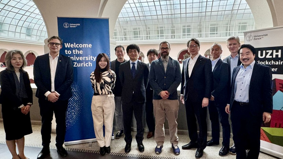 🇯🇵🤝🇨🇭Japanese blockchain leaders visited UZH to explore Swiss blockchain innovations. Their goal? To gain insights for policymaking in the blockchain domain. UZH blockchain expert Claudio Tessone introduced them to key strategies: global.uzh.ch/en/global_univ… @uzh_blockchain