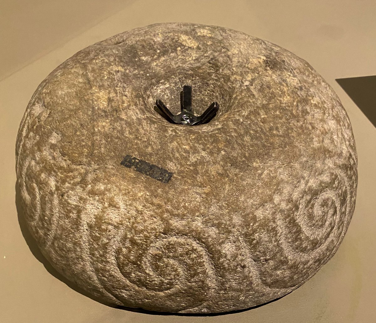 Beehive quern @UlsterMuseum #findsfriday - love the ornamentation on this one!