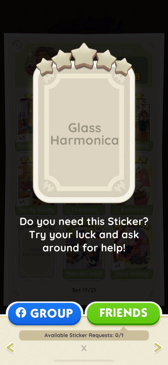 cosmicdanii's tweet image. wtt 1:1 or other 5 stars 🤲🏻 #Mono #MonopolyGoTrade