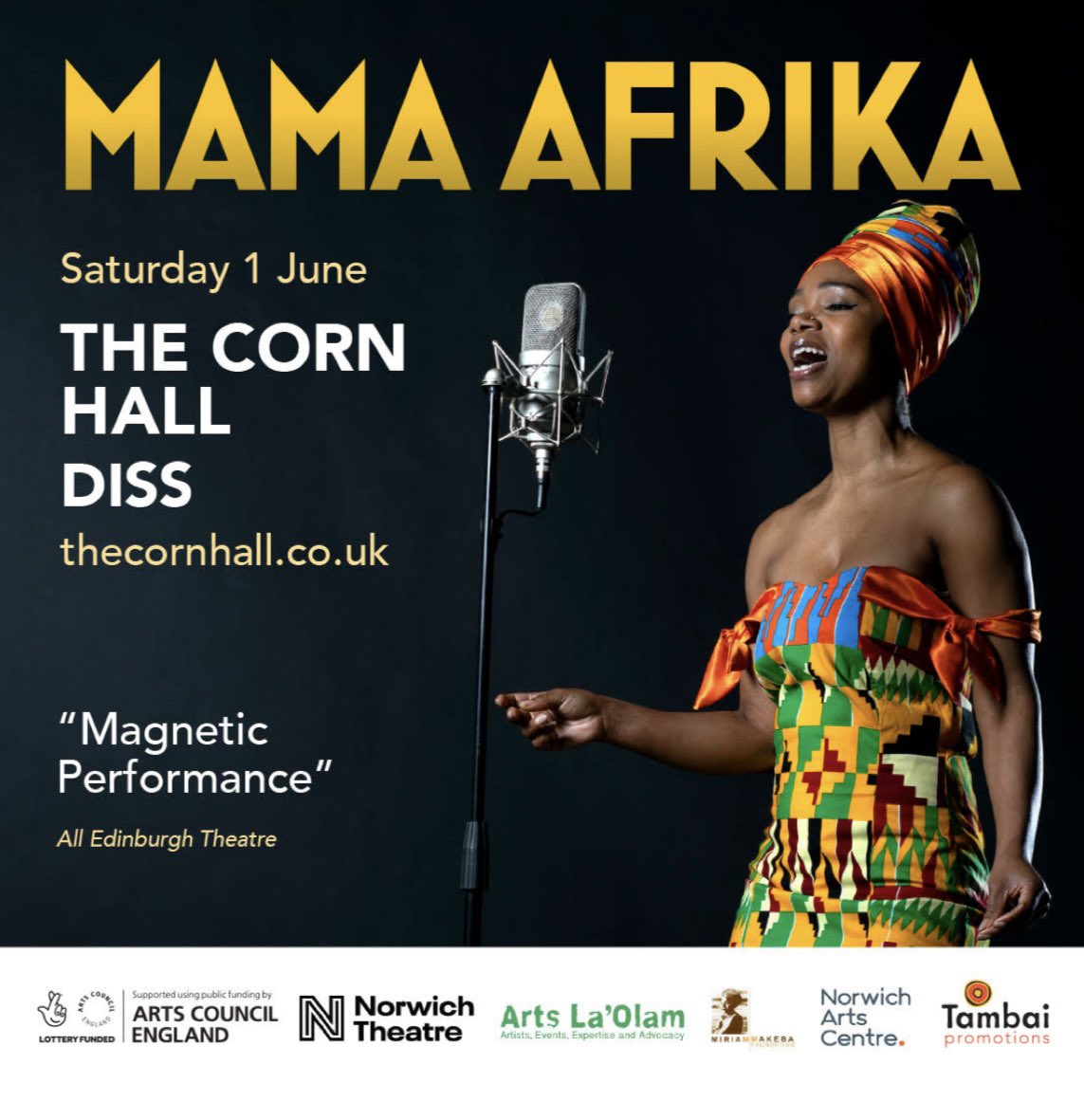 Anna Soko Mudeka (@annamudeka) on Twitter photo Are you coming to see Mama Afrika in Diss <a href="/DissCornHall/">The Corn Hall</a>?Book your seat today to avoid disappointment! 📢
📅 Sat 1st June
📍The Corn Hall, Diss
🎟️ thecornhall.co.uk/shows/mama-afr…
#AnnaMudeka #MamaAfrika #MamaAfrika2024 #MamaAfrikaTour #ArtsCouncilEngland #AceSupported #LetsCreate #Diss Are you coming to see Mama Afrika in Diss <a href="/DissCornHall/">The Corn Hall</a>?Book your seat today to avoid disappointment! 📢
📅 Sat 1st June
📍The Corn Hall, Diss
🎟️ thecornhall.co.uk/shows/mama-afr…
#AnnaMudeka #MamaAfrika #MamaAfrika2024 #MamaAfrikaTour #ArtsCouncilEngland #AceSupported #LetsCreate #Diss