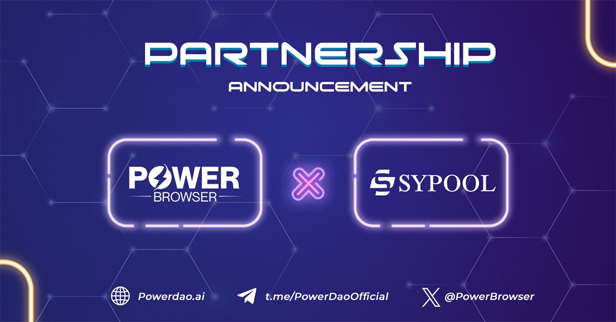 📍𝐏𝐨𝐰𝐞𝐫 𝐁𝐫𝐨𝐰𝐬𝐞𝐫 𝐗 𝐒𝐲𝐩𝐨𝐨𝐥 𝐏𝐫𝐨𝐭𝐨𝐜𝐨𝐥 🥁 It's time to make some noise!! #PowerBrowser is thrilled to announce latest collaboration with @SYP_Protocol 🤝 📊 𝐒𝐲𝐩𝐨𝐨𝐥 𝐏𝐫𝐨𝐭𝐨𝐜𝐨𝐥: A comprehensive decentralized asset management platform, that…