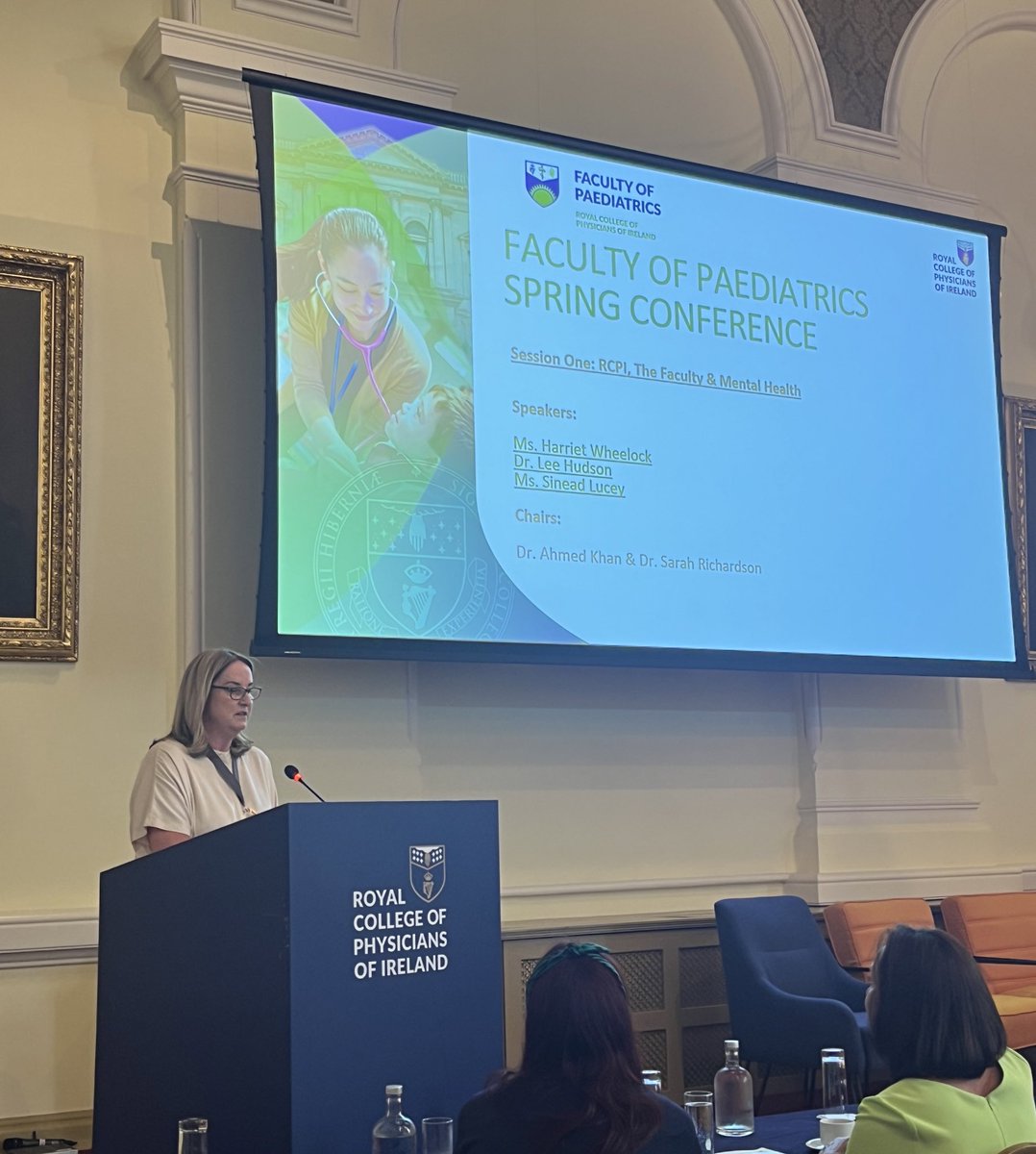 Dr Judith Meehan, Dean of the Faculty of Paediatrics, opened the Spring Conference 2024 'Paediatrics in Evolution' at @RCPI_news No. 6 Kildare Street.