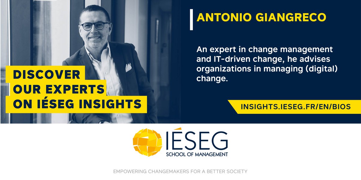 #MeetOurExperts: find out more about this month’s expert, Antonio Giangreco (@IESEG), and his recent contributions on IÉSEG Insights. ➡ insights.ieseg.fr/en/resource-ce… #IESEGInsights #IESEG