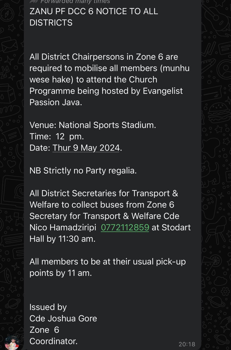 Chii chamakadzidza musi wa09 May 2024? In ndakadzidza kuti ukatemba vanhu u end up wondering