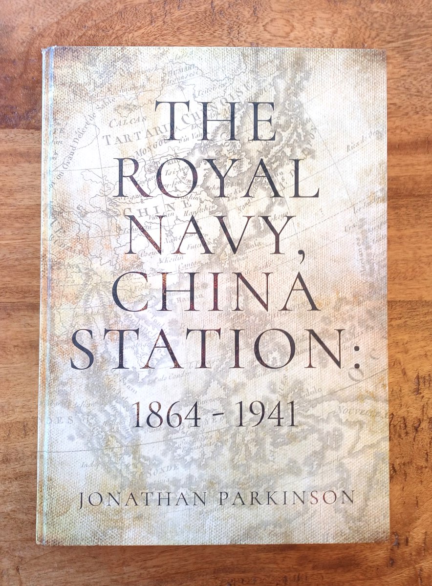 Unusual large format book for #BookoftheDay #HistoryBookChat The Royal Navy, China Station: 1864-1941 by Jonathan Parkinson (2018) - more of a reference than a reader, tells the history of the Royal Navy in the Far East through the lives of its commanders #RoyalNavy #China