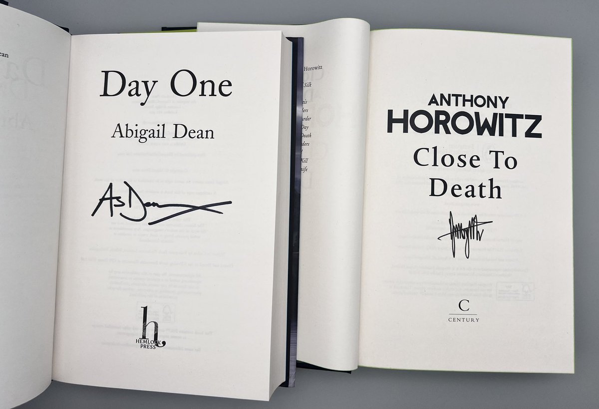 🚨COMPETITION TIME🚨 We are giving one lucky winner a chance to win a SIGNED Copy of either #closetodeath by @AnthonyHorowitz OR #Dayone by @abigailsdean To enter please ✅ Follow Us 🔄 Share this post ✏️ Comment which book you would like Competition ends 17th May