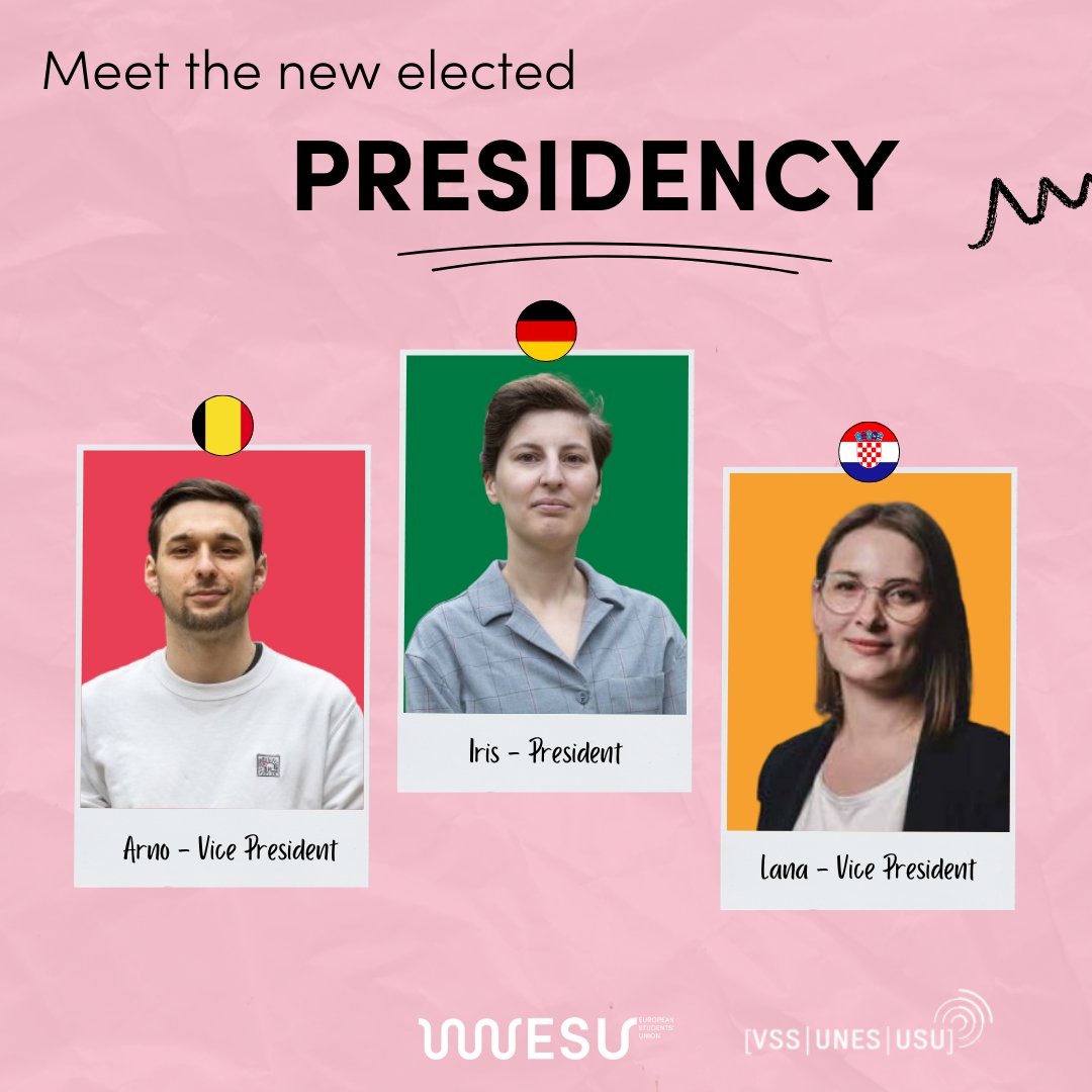 ESUtwt's tweet photo. ⚡It's official! ESU's presidency has a fresh new team with the newly elected members, we are ready for the new mandate starting on the first of July!

#presidency #BM86 #ESU https://t.co/318XuzDZLQ