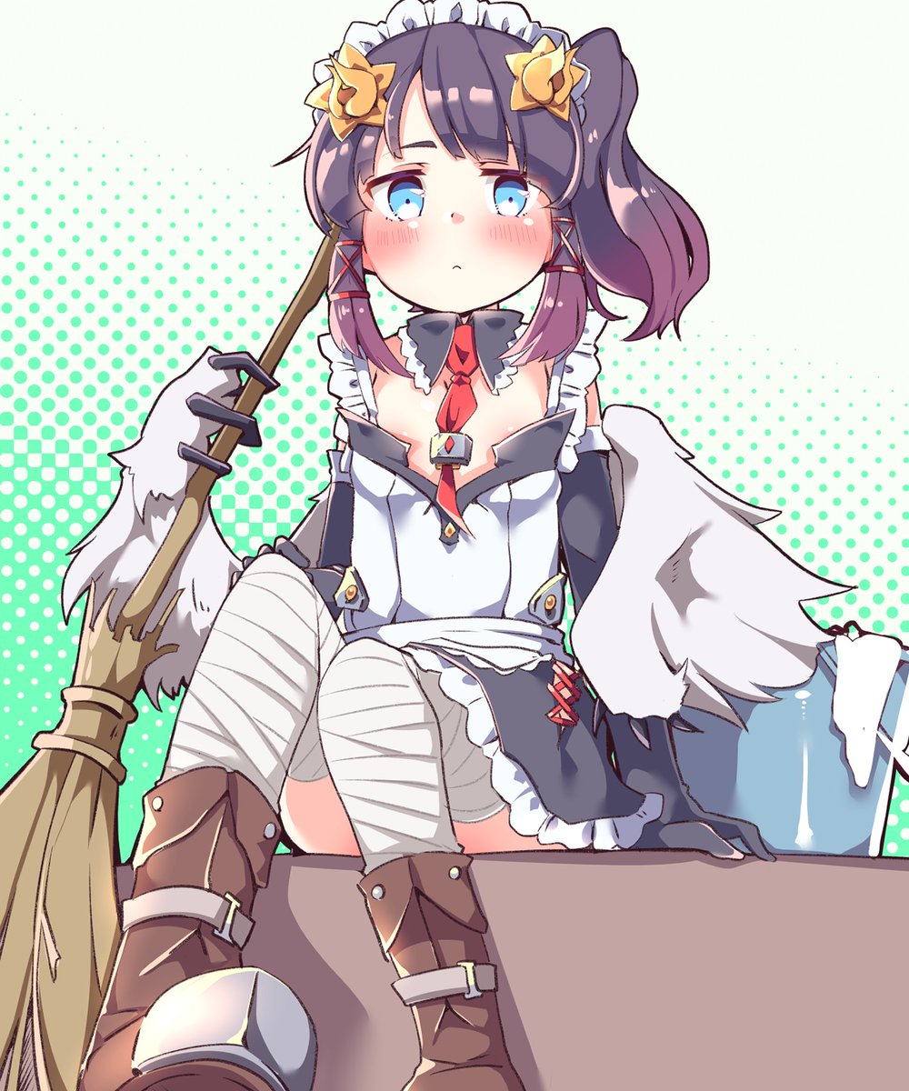 前描いたメイドうちのこあげとくね 