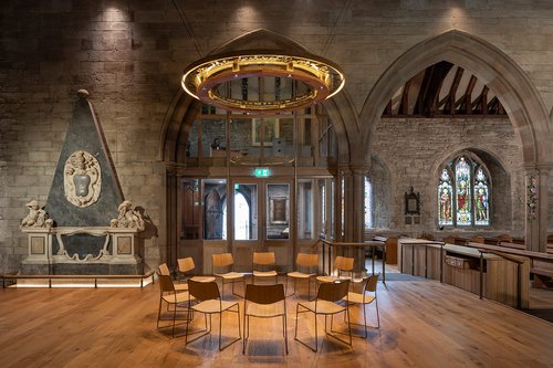 .@communiondesign beautifully designed and crafted Halo Reordering addresses conservation and inclusivity to bring St Mary Magdalene Church, at Tanworth-in-Arden, Warwickshire, the 2024 RIBA West Midlands Small Project of the Year Award: ow.ly/o5sc50RA7Mq #RIBAawards