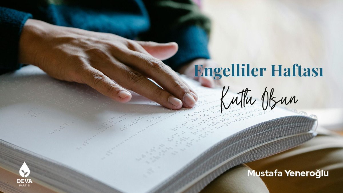 Engelli olmak, eşit yaşamaya engel değildir. Ancak bu meşakkatli yolda bizlere, engelli kardeşlerimiz ve ailelerine destek olmak için önemli görevler düşmektedir. #EngellilerHaftası’nın, toplumsal hassasiyetin artmasına vesile olmasını temenni ediyor, tüm engelli kardeşlerimi…