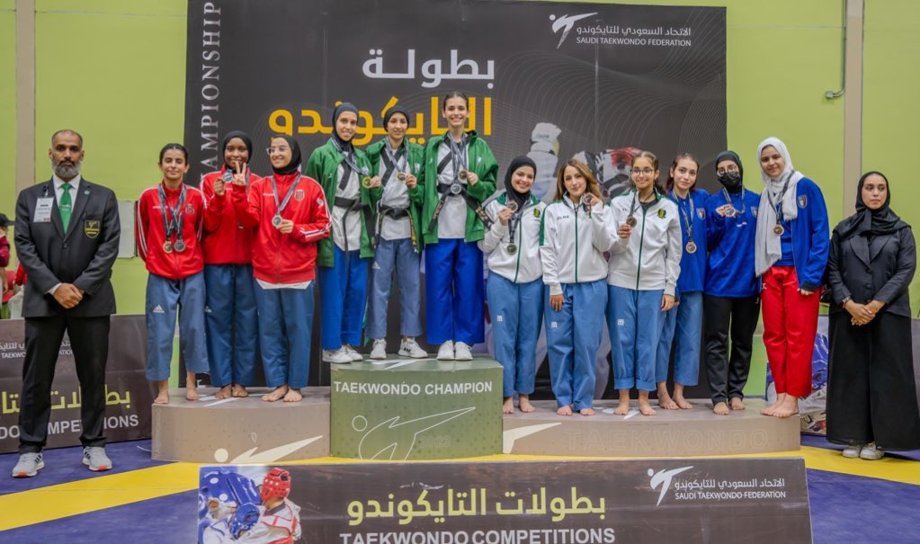 SaudiTKD's tweet photo. لقطات من اليـــوم الأول |
• بطولة المملكة النسائية للتايكوندو
• #نادي_النجمة بـ #عنيزة 
• 9_11 مايــو 2024 

#ننافس_العالم 🥋🇸🇦 https://t.co/BNy5ic1eIu