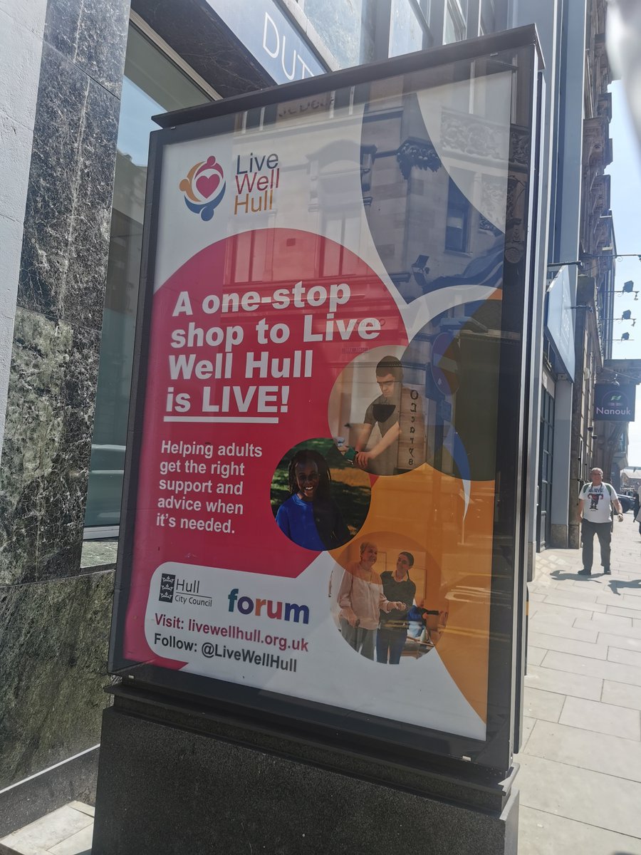 Our staff took a walk and have seen the <a href="/LiveWellHull/">Live Well Hull</a>  billboards around Hull!

It's a one-stop information, advice and support website for the local community.

livewellhull.org.uk