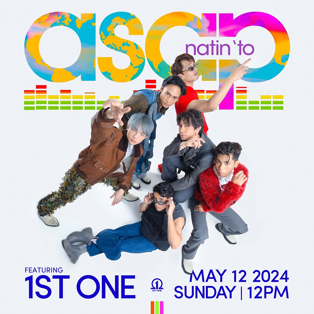 Catch 1st One perform their rendition of 'YOUR LOVE' for the VERY FIRST TIME on @ASAPOFFICIAL STAGE 🔥This Sunday at 12nn! 🧐👌 #1stOne #1stOneOnASAP #1stOneYourLove