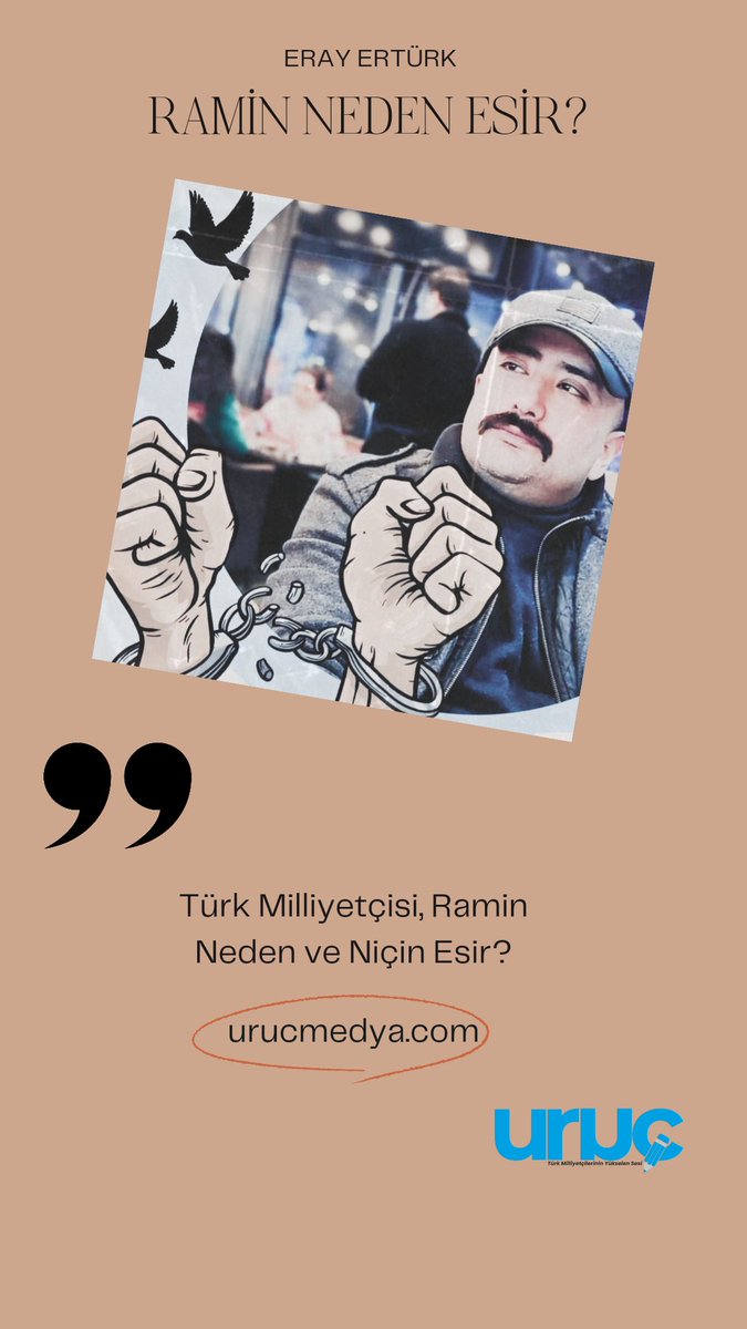 ✏️ Eray Ertürk: Ramin Neden Esir? @erayerturk06 Peki Ramin suçlu mu? Ramin'in suçu ne? Ramin neden esir? ➡️urucmedya.com/post/bayra%C4%…