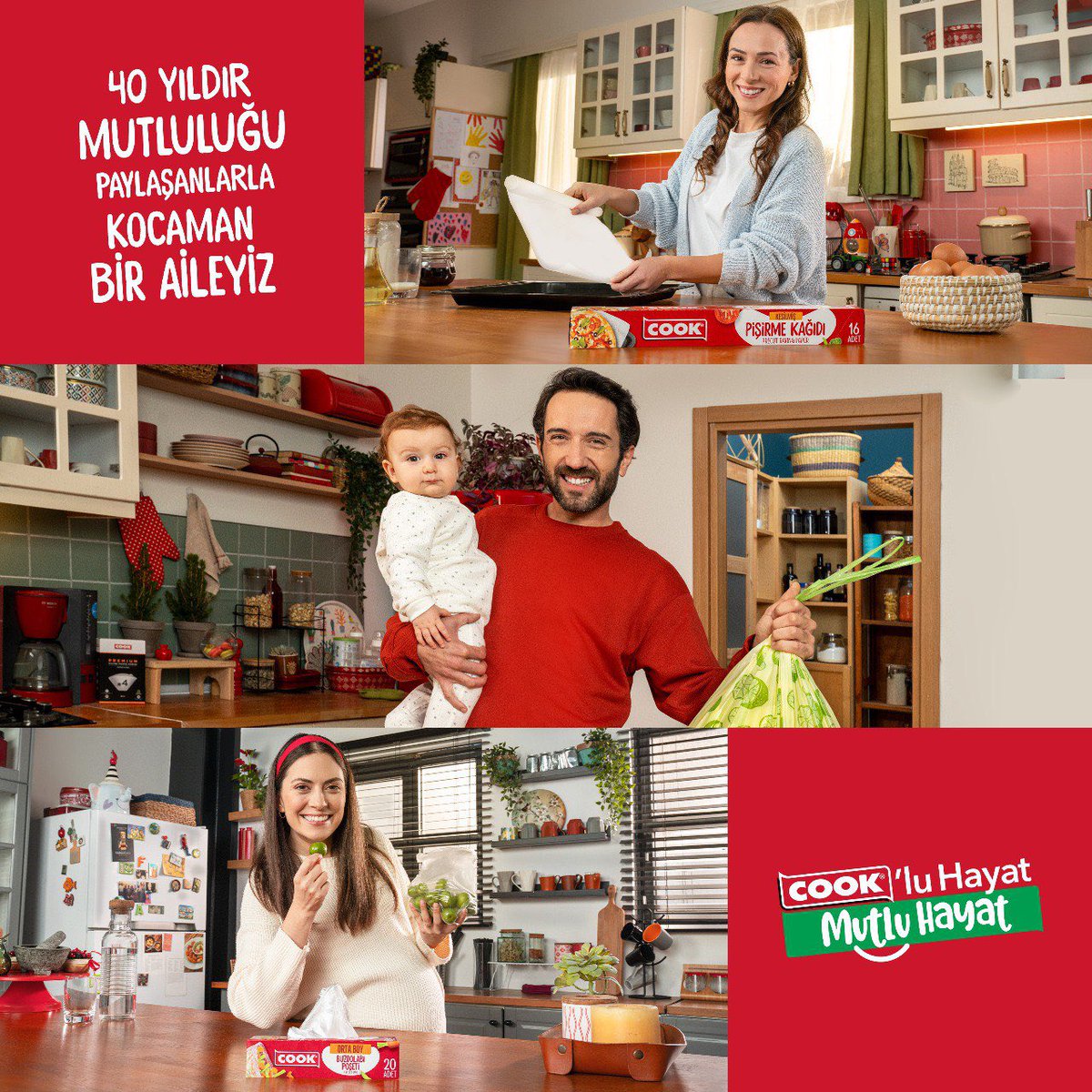 40 yıldır mutluluğu paylaşanlarla kocaman bir aileyiz. ♥️

#cook #cookluhayat #mutluhayat #40yıl