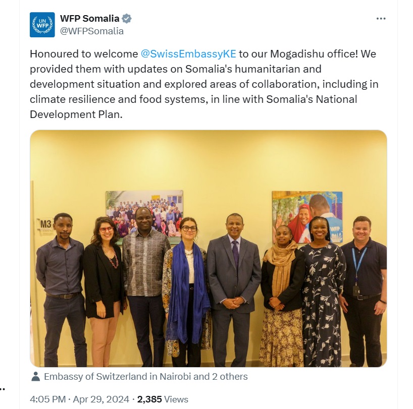 InsightInstitue's tweet photo. #Somali government requests @UNSomalia to terminate its mandate. The @UN in #Somalia does not localise its decisions, and in itself has become a de facto state of #Somalia with its agencies like @WFPSomalia do not involve its national staff in key decisions that affect #Somalia. https://t.co/M3iWoz8BFP