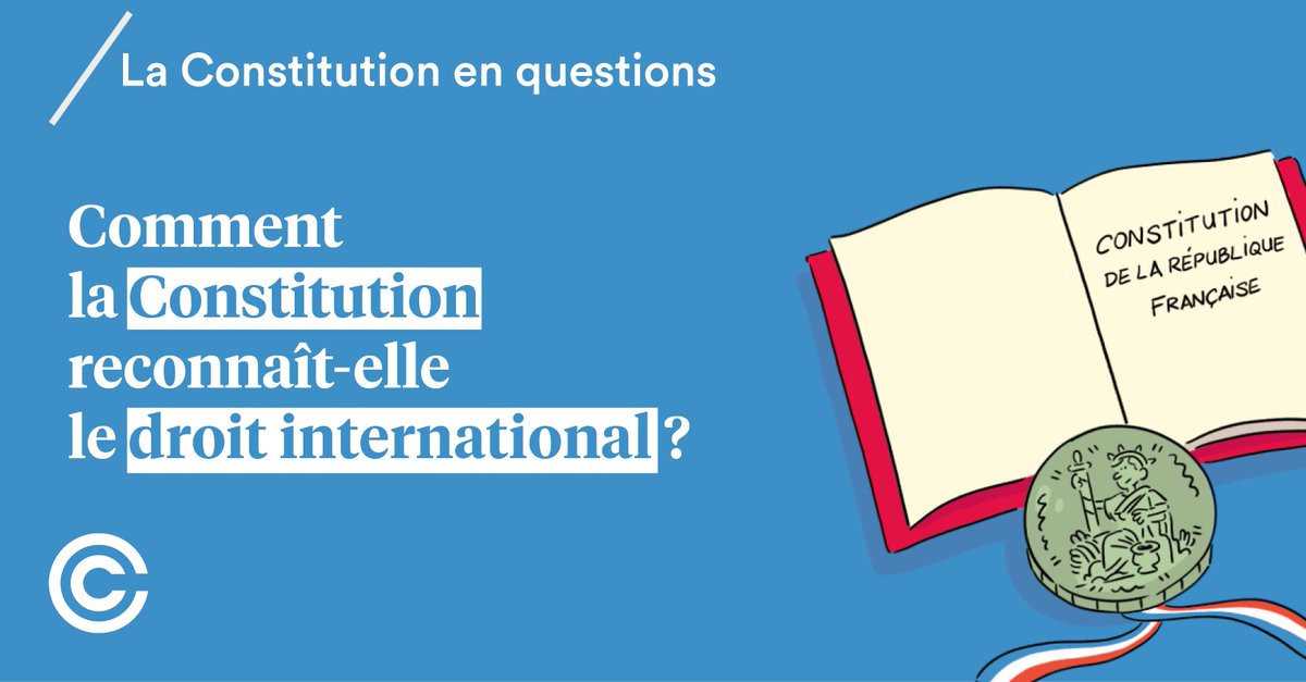 📖 Comment la Constitution reconnaît-elle le droit international ? Le droit international est reconnu par la Constitution du 4 octobre 1958 qui consacre un titre entier - le titre VI – aux « Traités internationaux ». ➡️ conseil-constitutionnel.fr/la-constitutio…