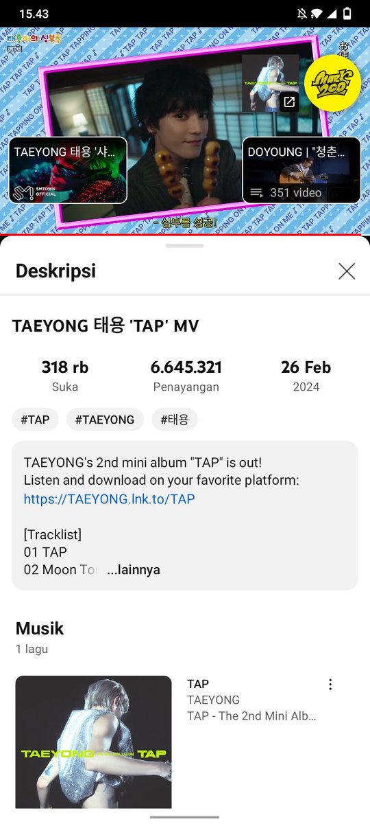 na (@jaydenjungs) on Twitter photo 🍡TAP STREAMING PARTY🍡
GOAL : 7M Views ✨
▹youtu.be/vjGIY_GyAz4
tags : <a href="/aphrodityong/">ؘ</a> <a href="/tiwaii13/">ًًaull 🥢</a> <a href="/anaktyonggg/">keiiiiiii🥃🍡</a> <a href="/tyongpeachesC00/">geegee🦋|kinda ia</a>
#TAEYONG #TAEYONG_TAP #tyongfstreamingday #AlwaysWithTaeyong #TyongfstreamingINA 🍡TAP STREAMING PARTY🍡
GOAL : 7M Views ✨
▹youtu.be/vjGIY_GyAz4
tags : <a href="/aphrodityong/">ؘ</a> <a href="/tiwaii13/">ًًaull 🥢</a> <a href="/anaktyonggg/">keiiiiiii🥃🍡</a> <a href="/tyongpeachesC00/">geegee🦋|kinda ia</a>
#TAEYONG #TAEYONG_TAP #tyongfstreamingday #AlwaysWithTaeyong #TyongfstreamingINA