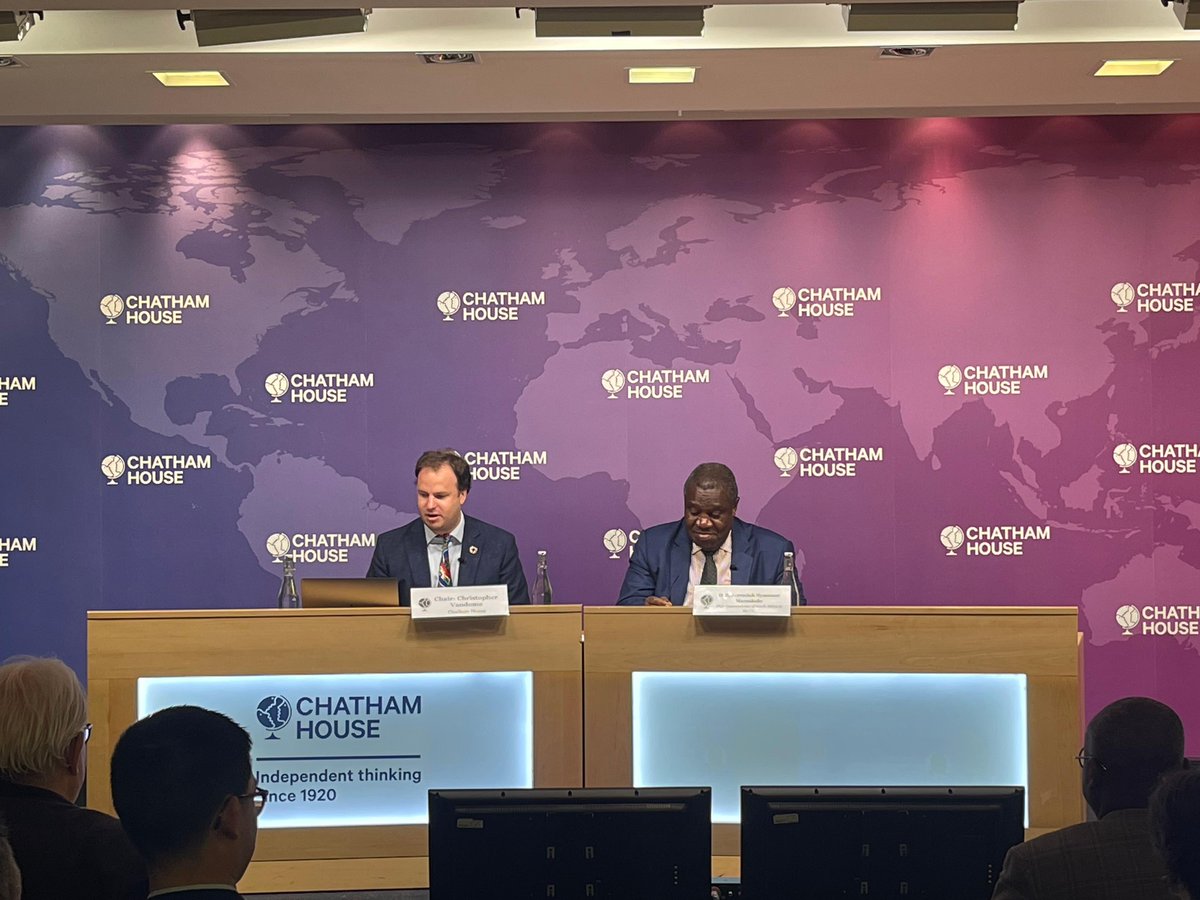 We are delighted to have kicked-off this morning's discussion in partnership with @ChathamHouse on 30 years of South African foreign policy and UK relations with opening remarks from Christopher Vandome (@AfricaProg) and @jkmamabolo #CHAfrica #SA30 #SouthAfrica #IR