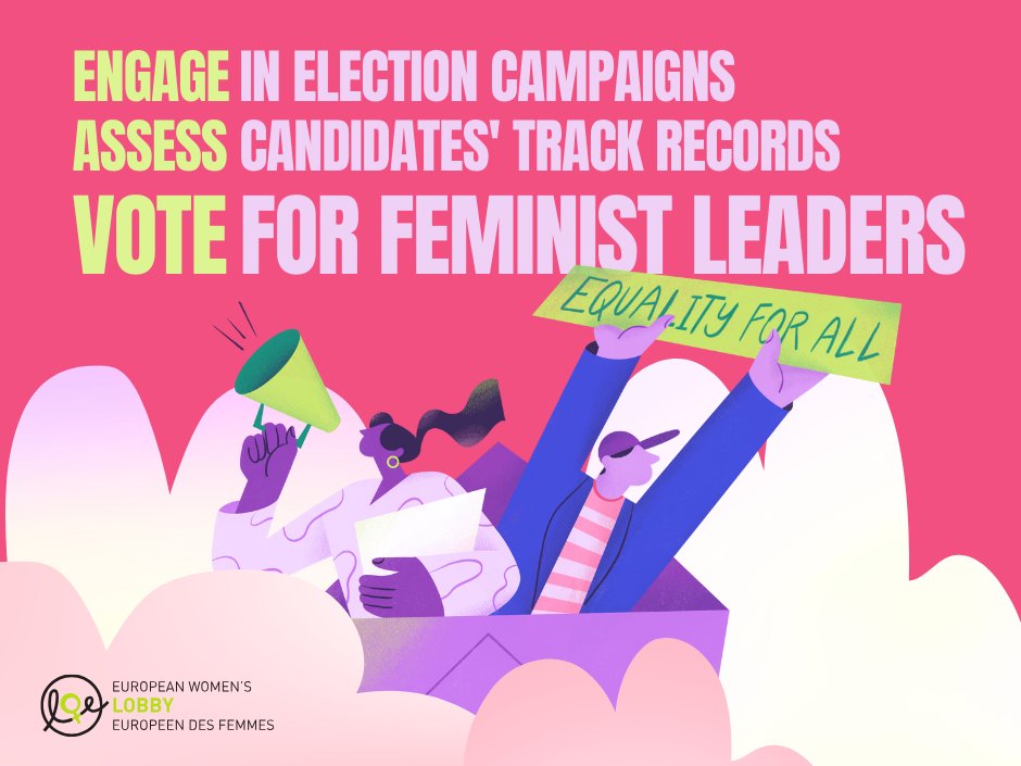 Do you want more efficient & responsive EU policies? Then #UseYourVote to make sure gender equality is mainstreamed throughout the whole policy-process - not just a tick in a box. More: womenlobby.org/Manifesto2024 #EUelections2024