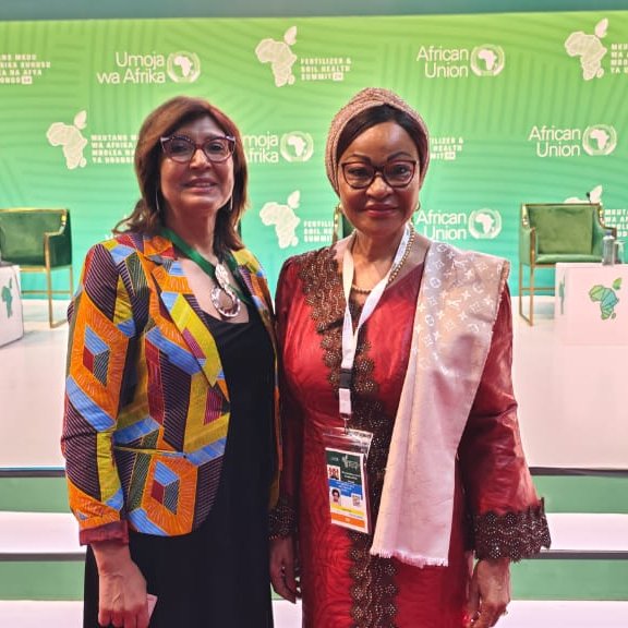 Always a pleasure to meet w @JosefaSacko - working side-by-side w @_AfricanUnion to help shape sustainable agricultural practices of tomorrow & contribute to Africa’s food security and economic prosperity. #AFSH24 @FAOAfrica