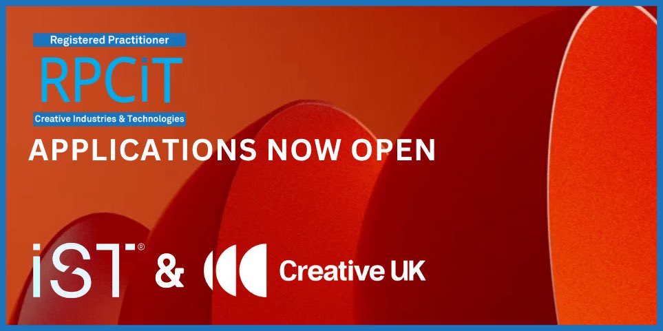 istonline's tweet photo. Open: IST and @WeAreCreativeUK are excited to announce the Creative Registration Framework is open for applications from the HE Technical Workforce
Read our joint press release:
https://t.co/3j23THaPw3
#professionalregistration #technicians #HigherEducation #CreativeUK #IST https://t.co/u9rq3m2GuH